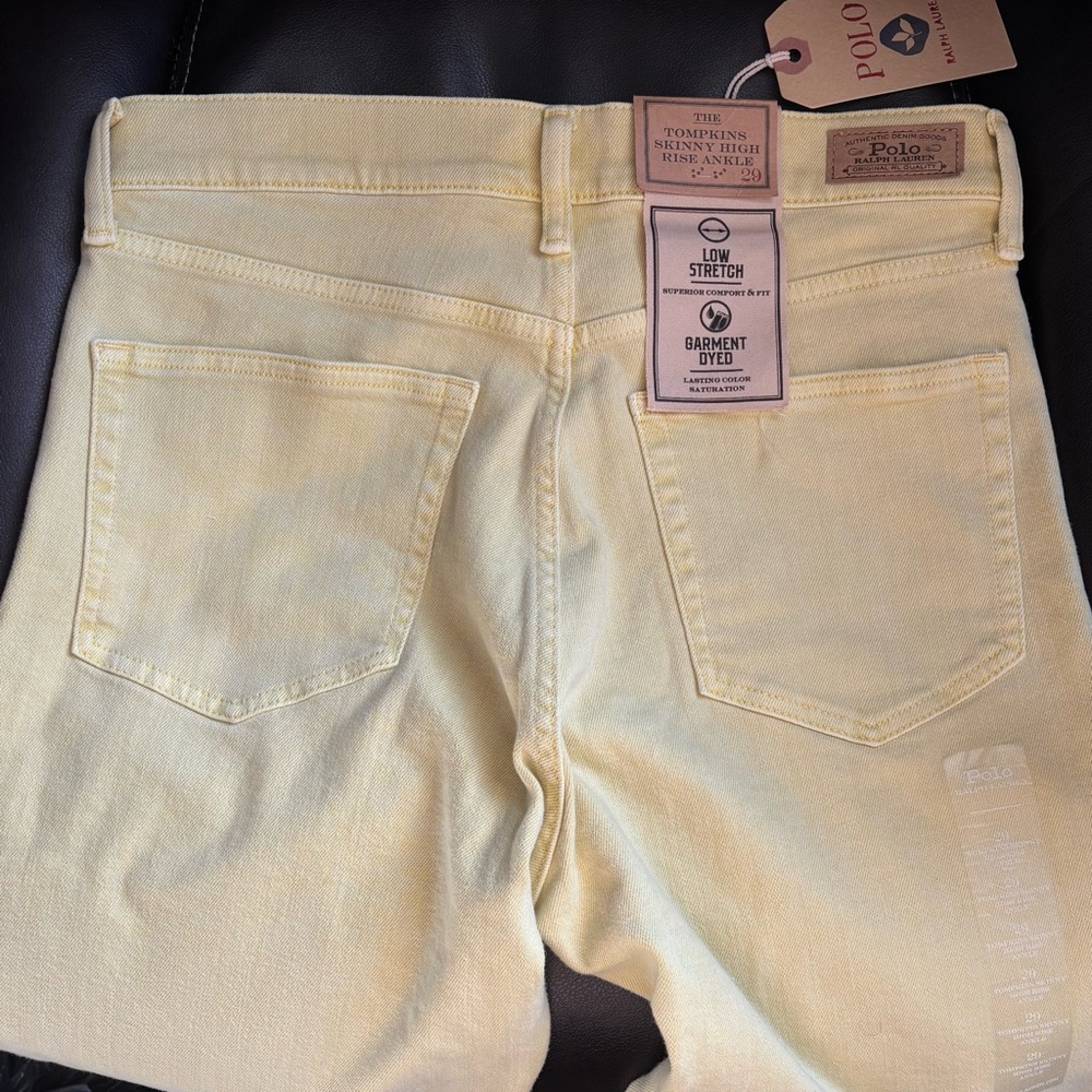 New Polo Ralph Lauren High-Rise Ankle Jeans, Sz-29 - Picture 3 of 14